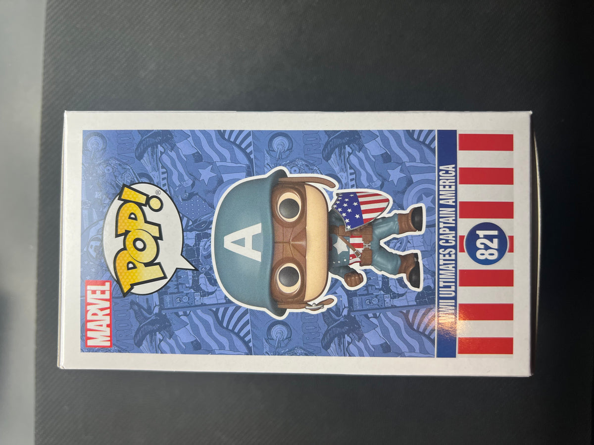 Funko POP! Marvel WWII Ultimates Captain America #821 Collector Corps Exclusive