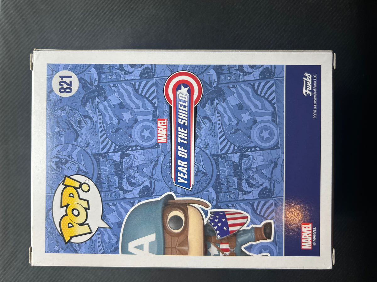 Funko POP! Marvel WWII Ultimates Captain America #821 Collector Corps Exclusive