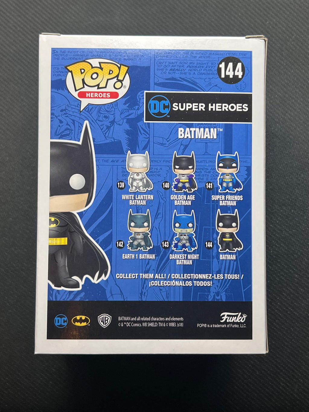 Funko Pop! DC Batman Orange Chrome #144 ~ 2018 NYCC ~ TOY TOKYO