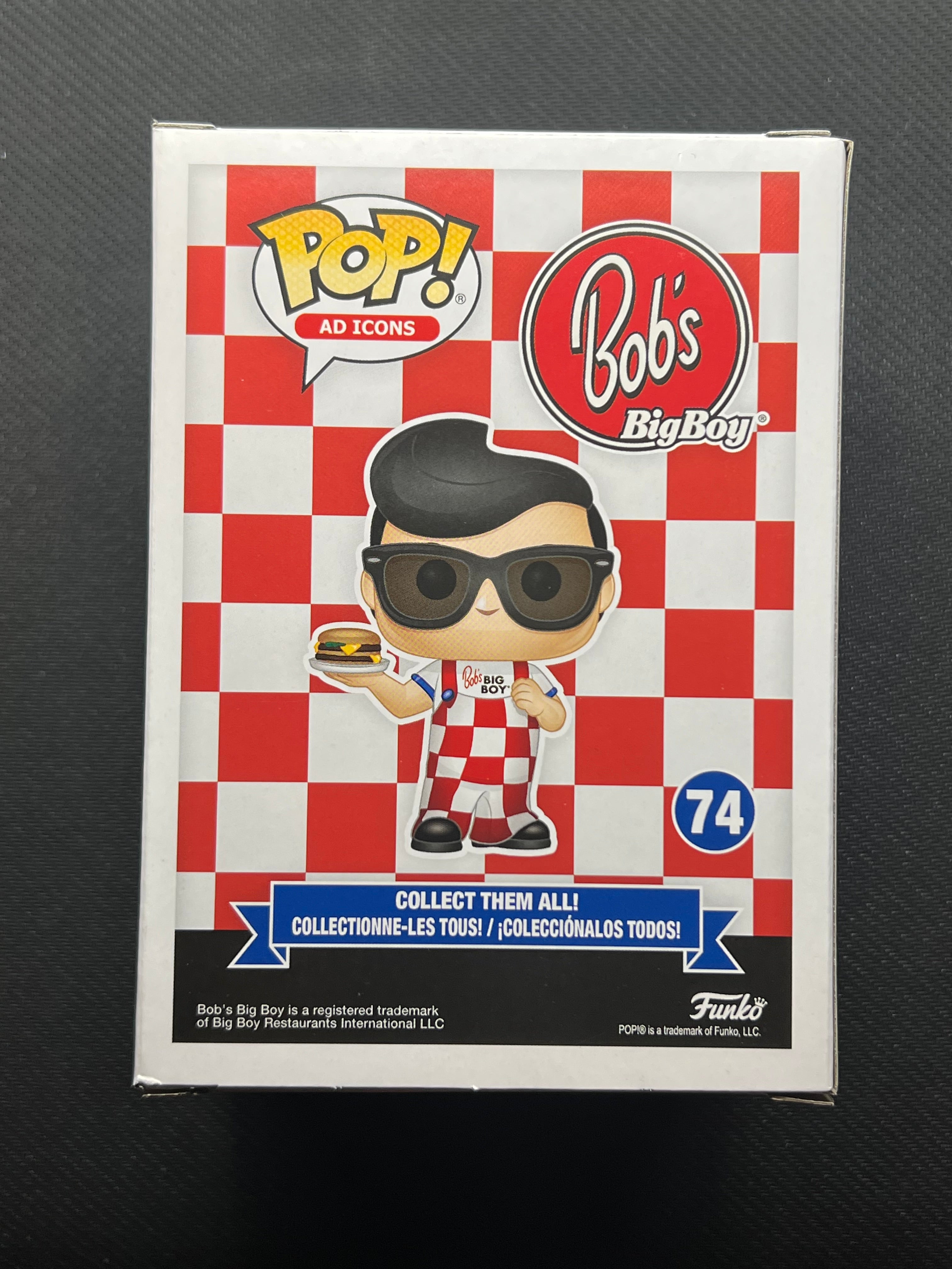 Funko Pop Big Boy With Glasses Holding Burger #74 Hollywood Store Grand Opening