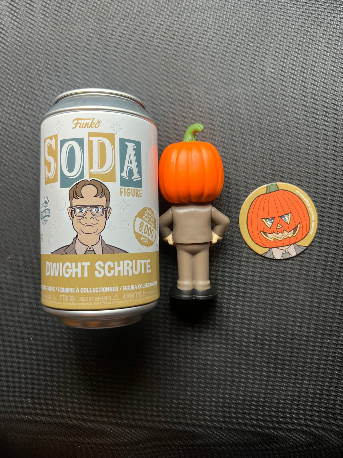 Funko Soda International Dwight Schrute Chase Pumpkin Head LE 1,300 The Office