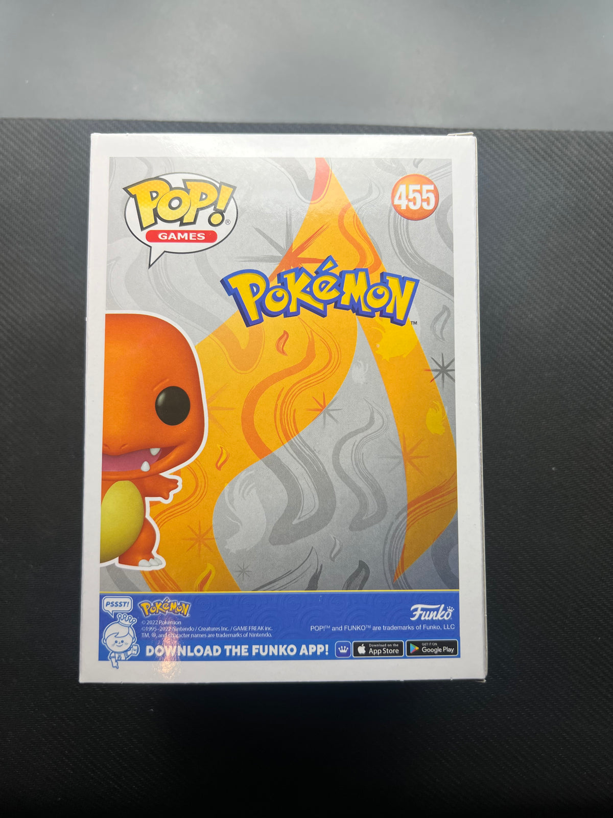 Funko Pop! Pokemon Charmander #455 Metallic 2022 SDCC Summer Convention LE