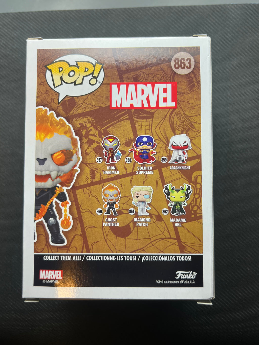 Funko Pop! Vinyl: Marvel - Ghost Panther Glows GITD Exclusive #863