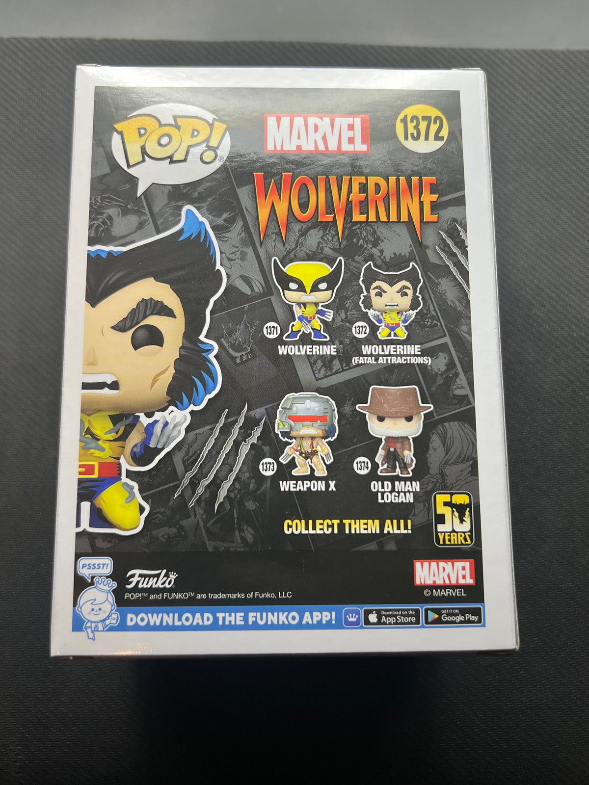 Funko Pop! Wolverine Fatal Attractions #1372 Marvel Collector Corps Exclusive