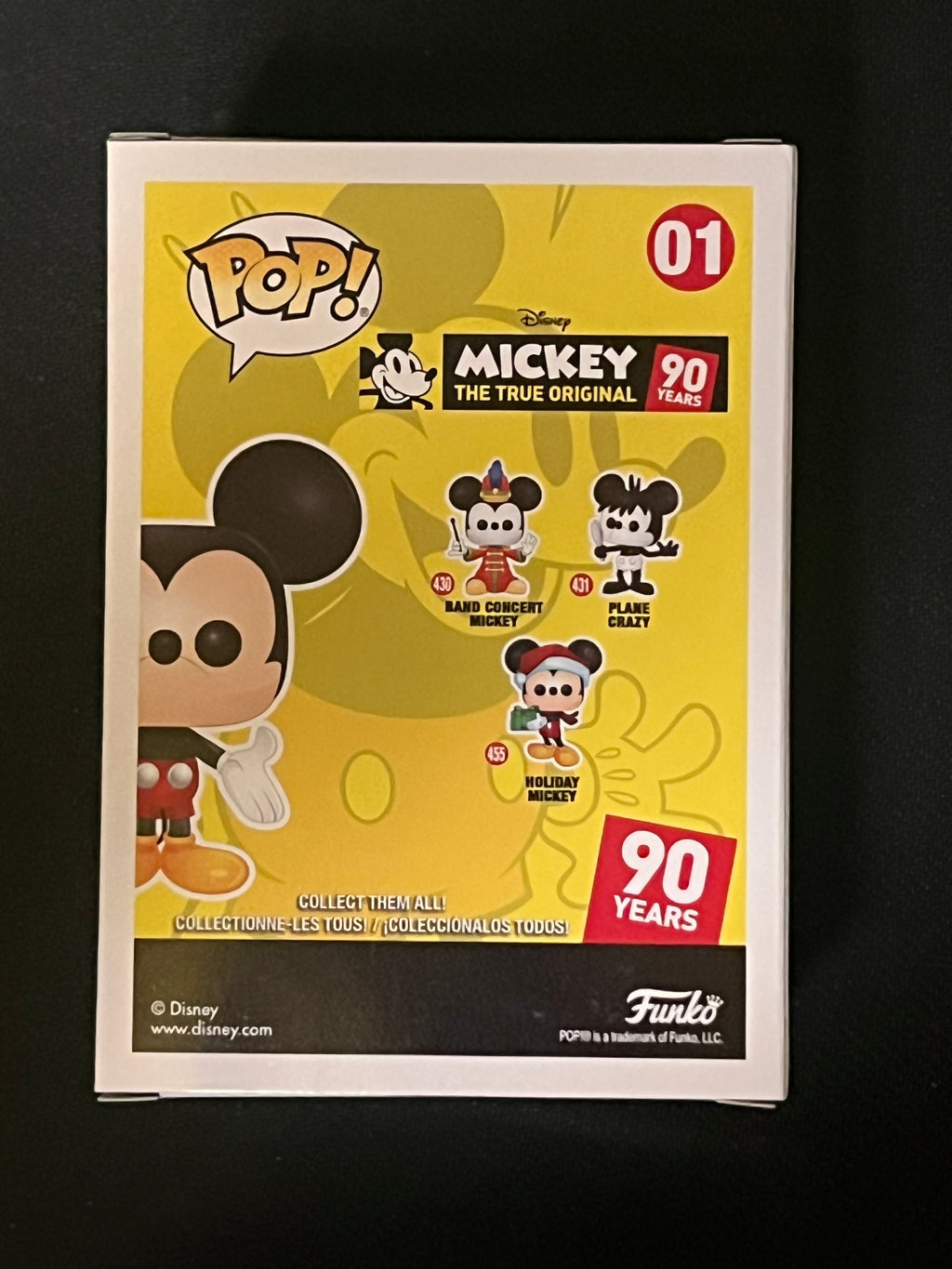 Funko Pop Mickey Mouse 01 Peaches & Cream NYC Exhibit