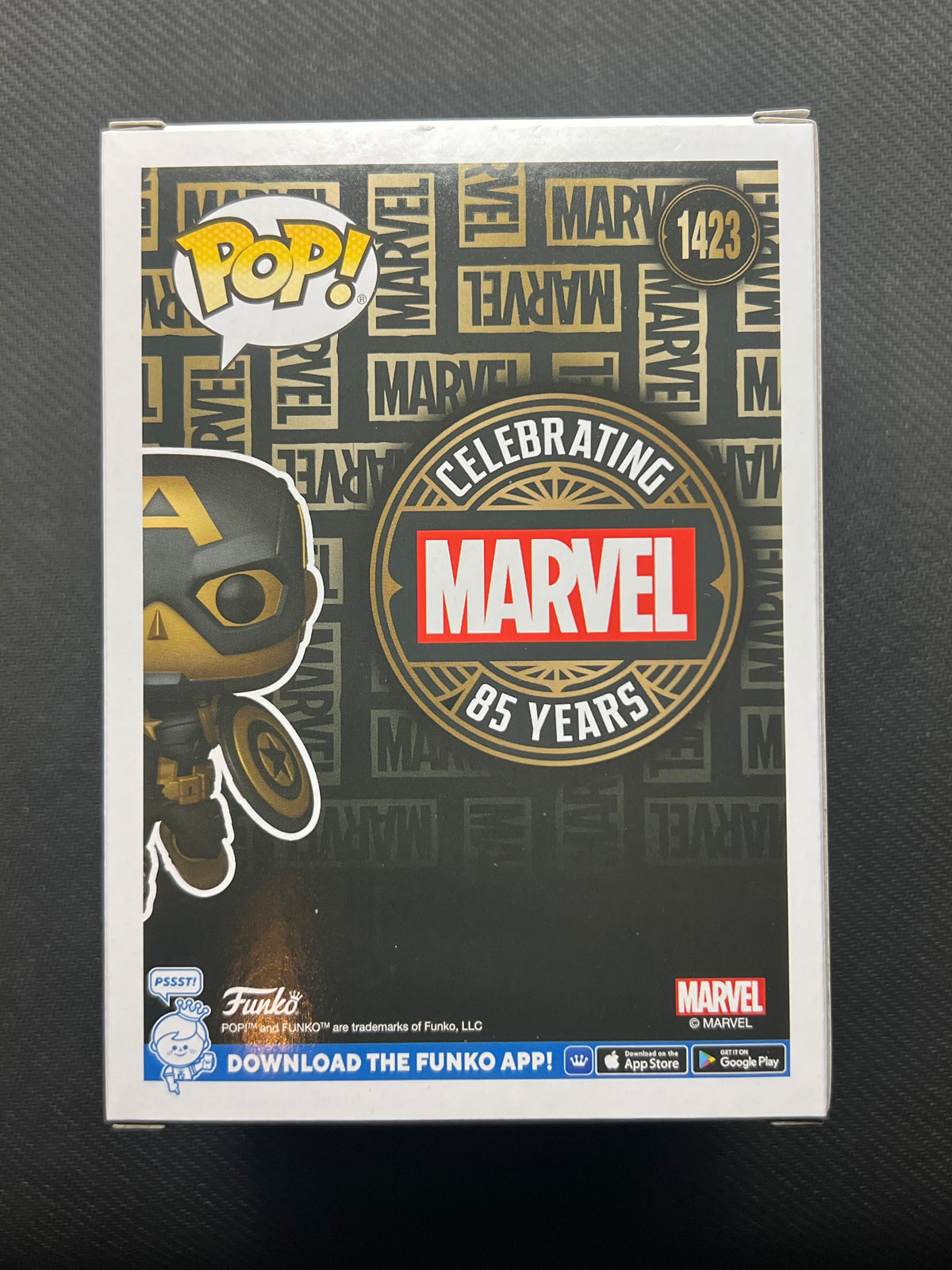 Funko Pop! Marvel Collector Corps Exclusive - Captain America #1423