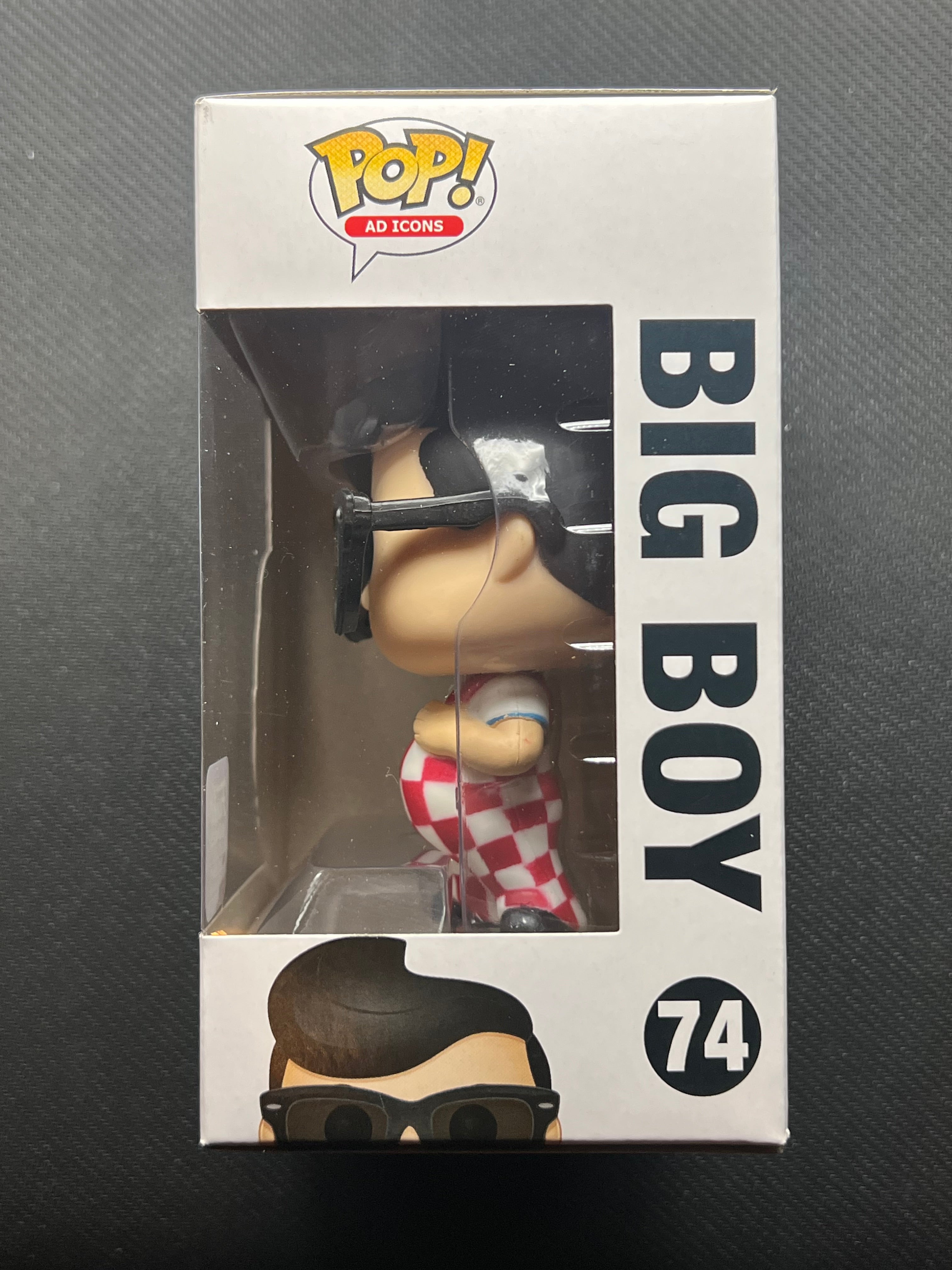 Funko Pop Big Boy With Glasses Holding Burger #74 Hollywood Store Grand Opening