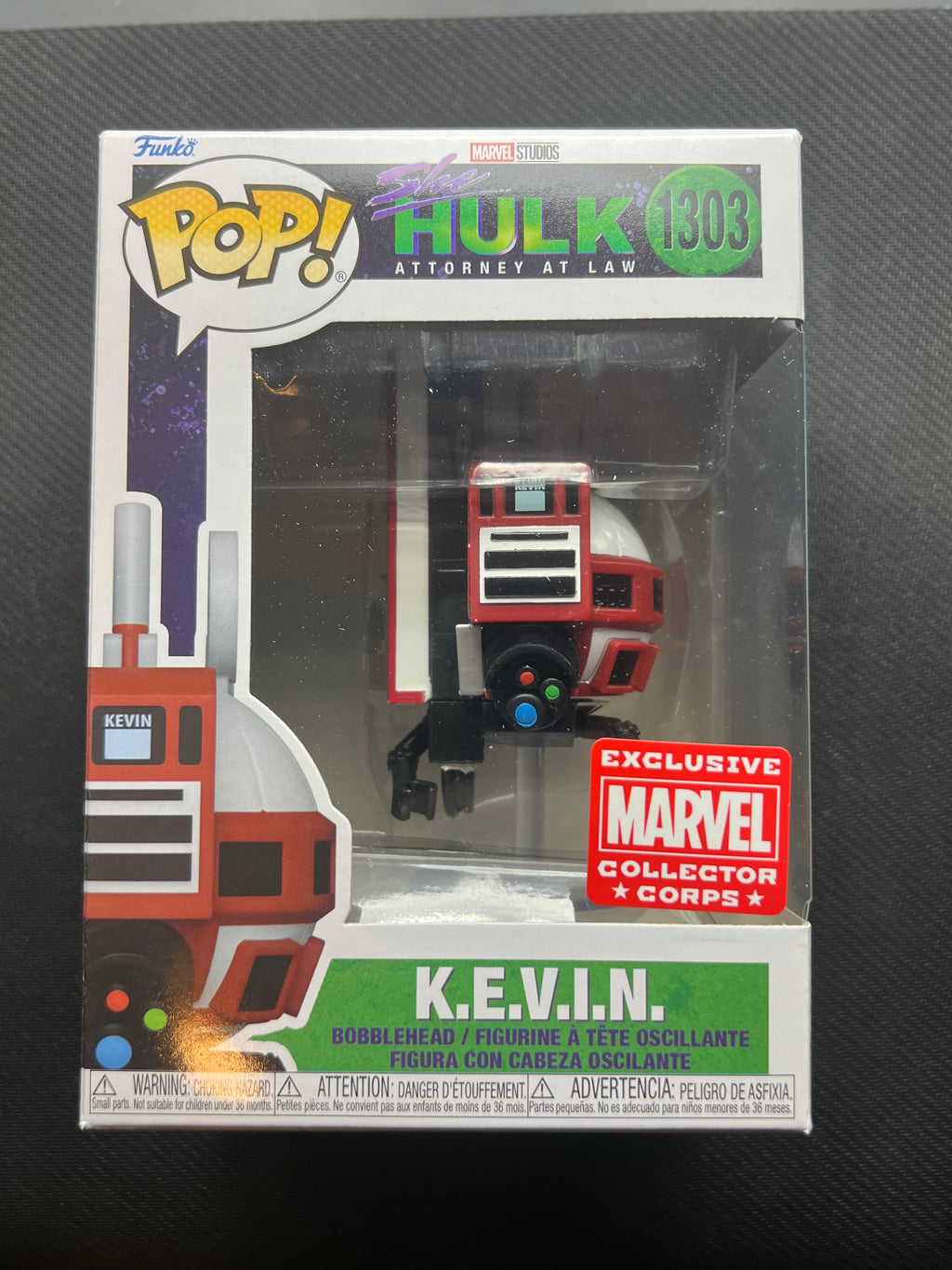 FUNKO POP! KEVIN #1303 MARVEL COLLECTOR CORPS EXCLUSIVE SHE-HULK