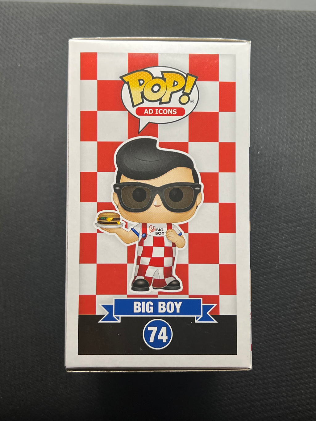 Funko Pop Big Boy With Glasses Holding Burger #74 Hollywood Store Grand Opening