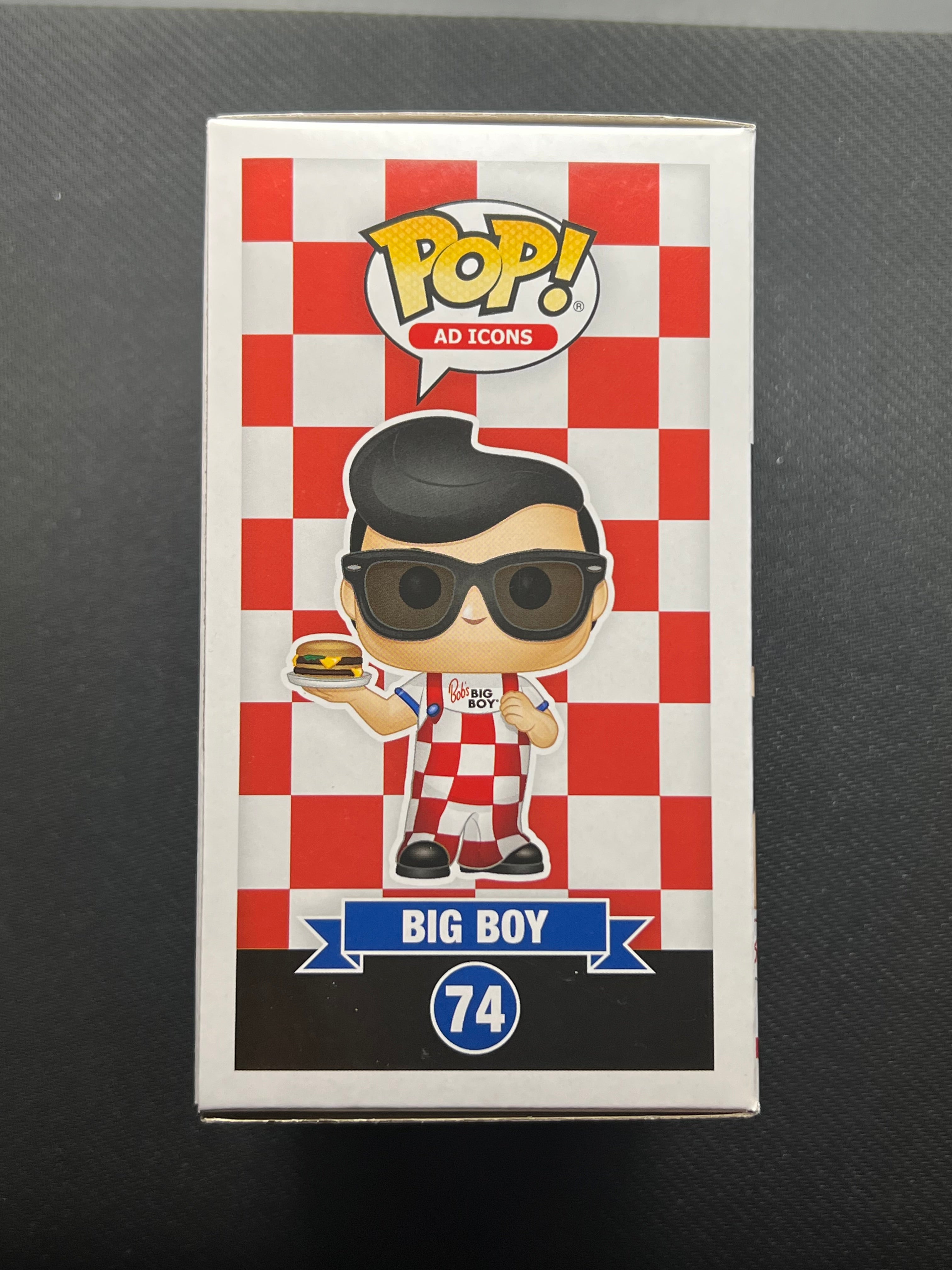 Funko Pop Big Boy With Glasses Holding Burger #74 Hollywood Store Grand Opening