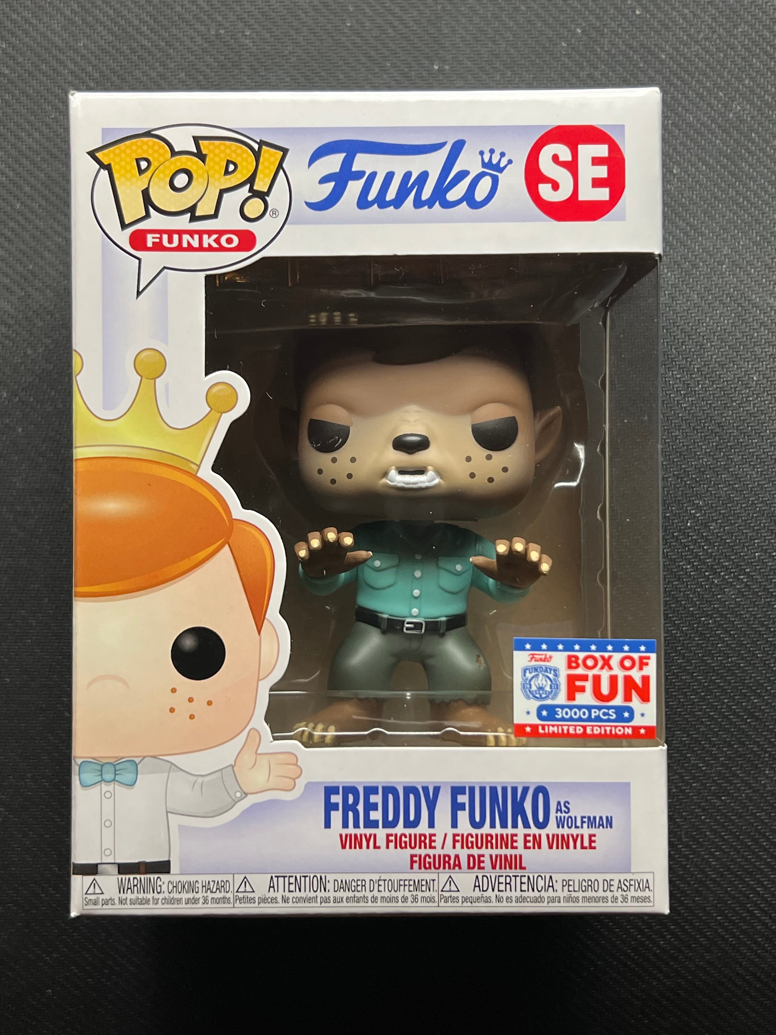 Funko Pop! Freddy Funko as Wolfman, 2022 Fright Night, 3000pcs Limited Edition