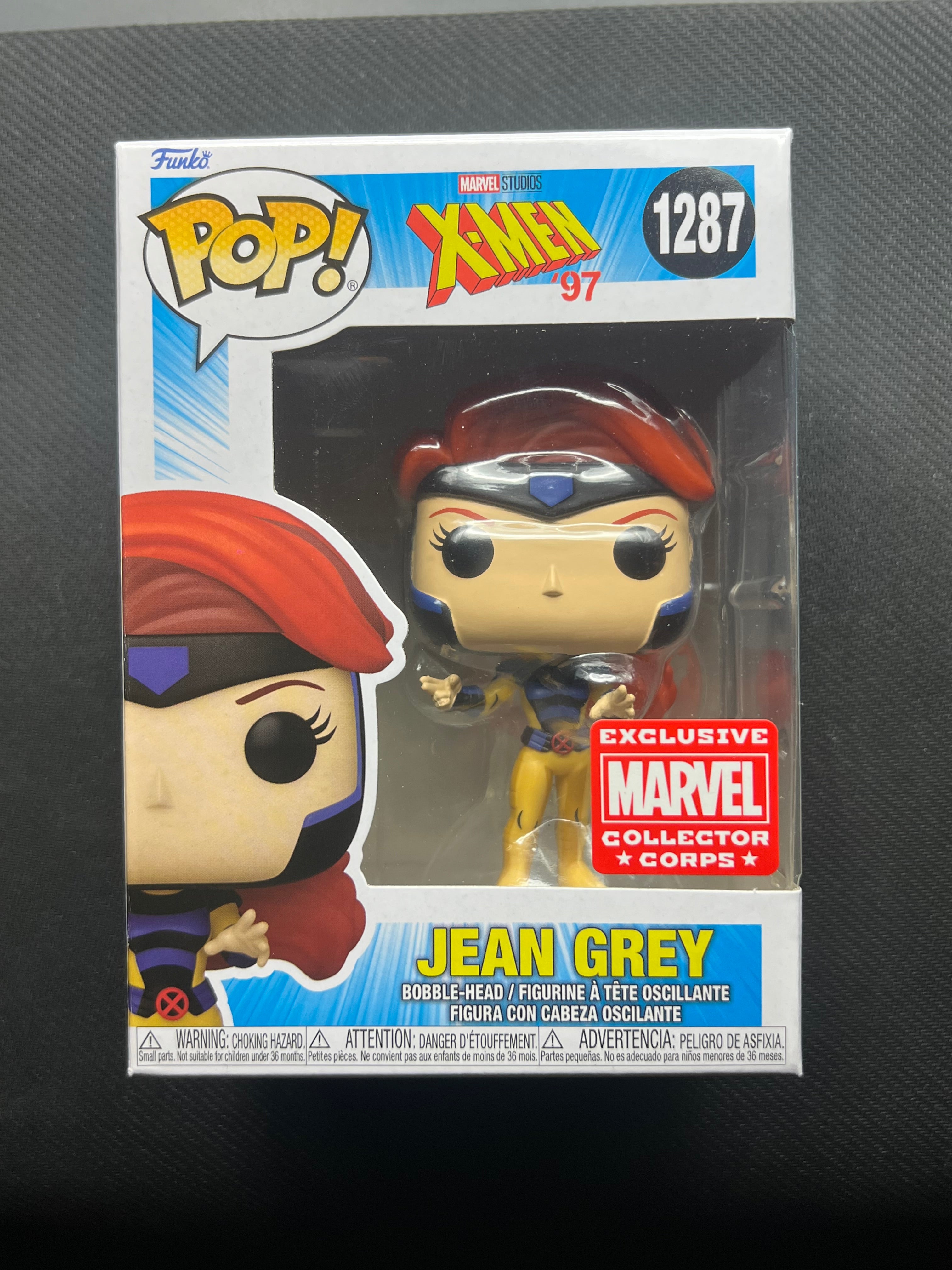 Funko Pop! Vinyl Jean Grey #1287 X-Men '97 Marvel Collector Corps Exclusive