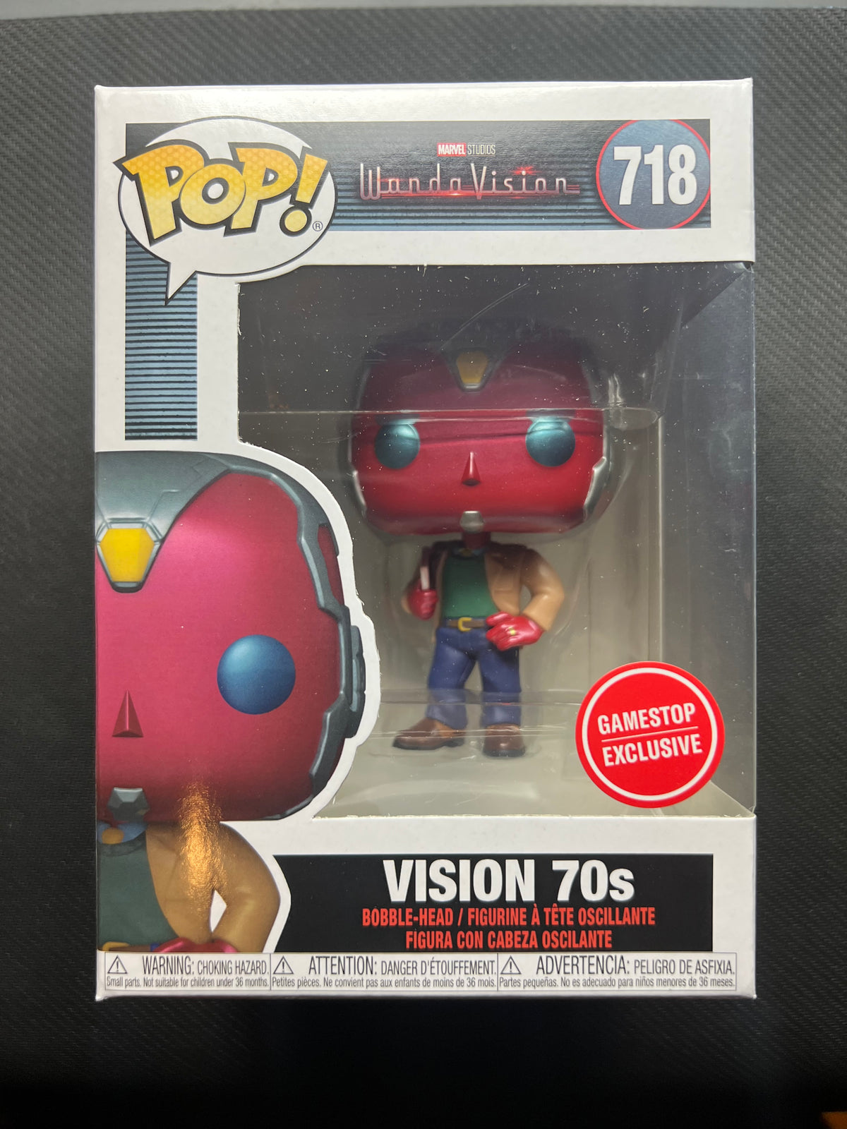 Funko Pop! Vinyl: Marvel - 70's Vision - GameStop (Exclusive) #718