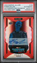 2022 UPPER DECK MARVEL ALLURE RED RAINBOW AUTO KAREN GILLIAN NEBULA PSA AUTHENTIC AUTO 10