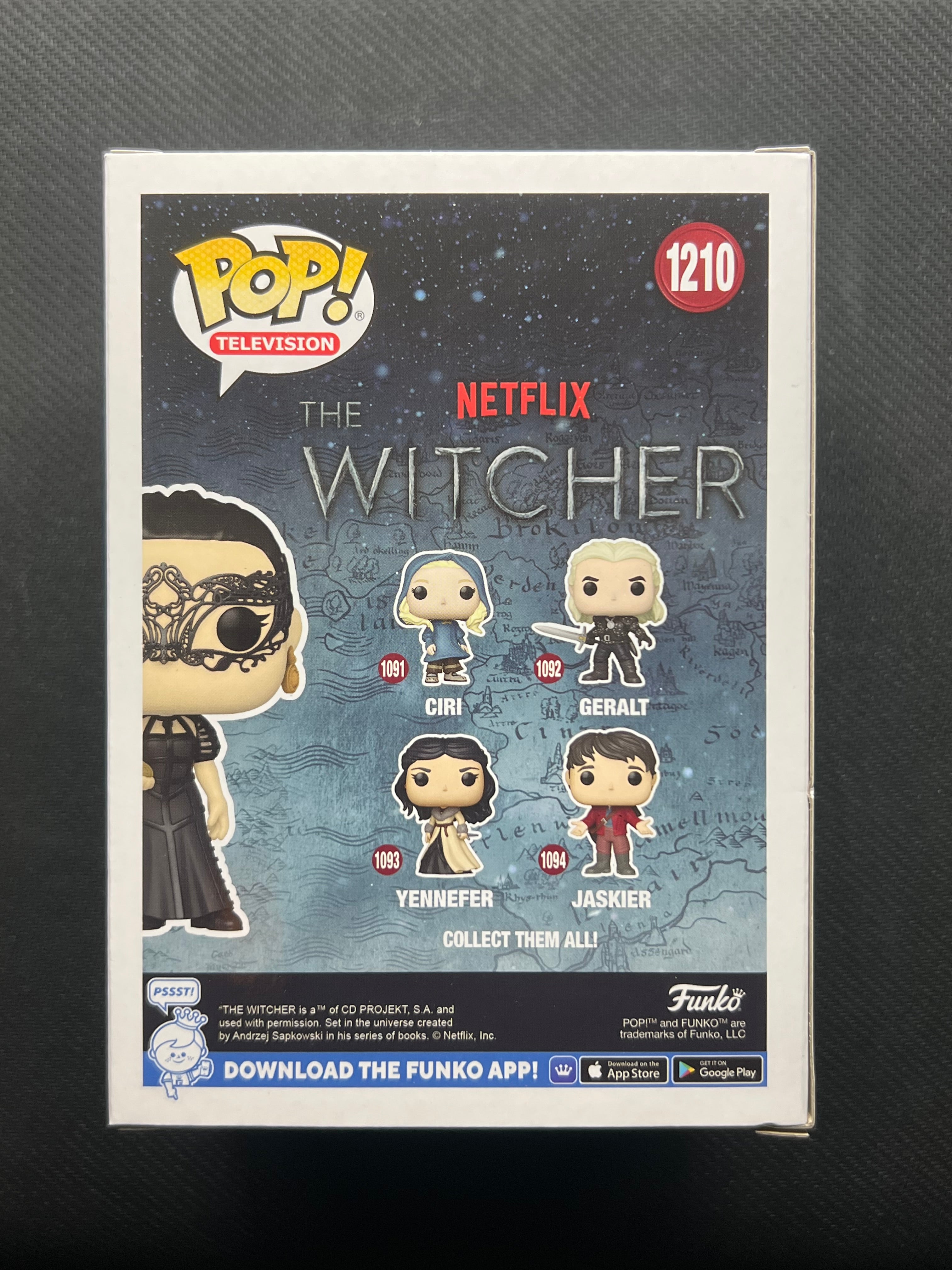 Funko Pop! Vinyl The Witcher Yennefer #1210 BoxLunch Exclusive Figure