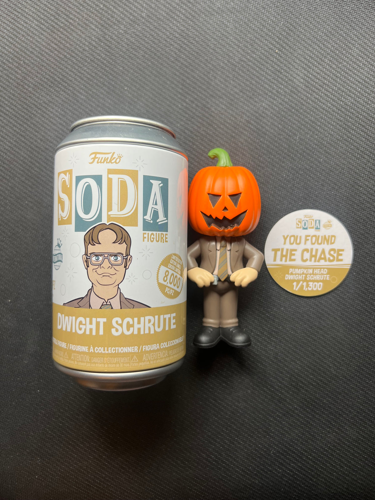 Funko Soda International Dwight Schrute Chase Pumpkin Head LE 1,300 The Office