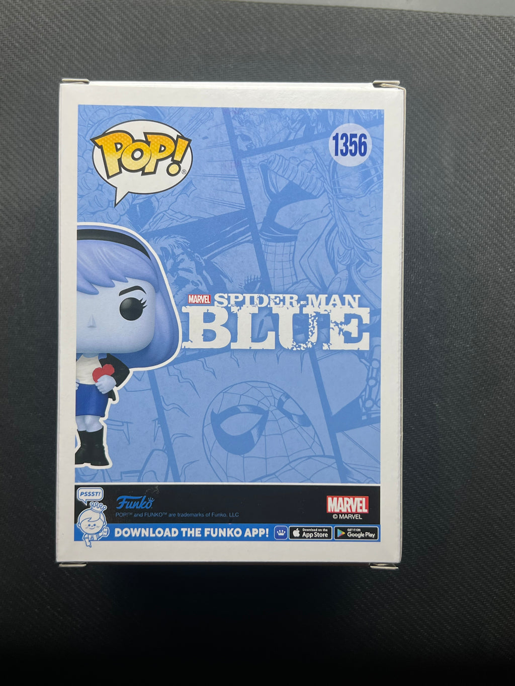 Funko Pop Marvel #1356 - Gwen Stacy Blue - Marvel Collector Corps Exclusive