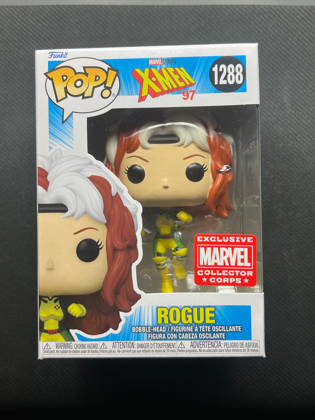 Funko Pop! X-Men '97 Rogue #1288 Vinyl Figure Marvel Collector Corps Exclusive