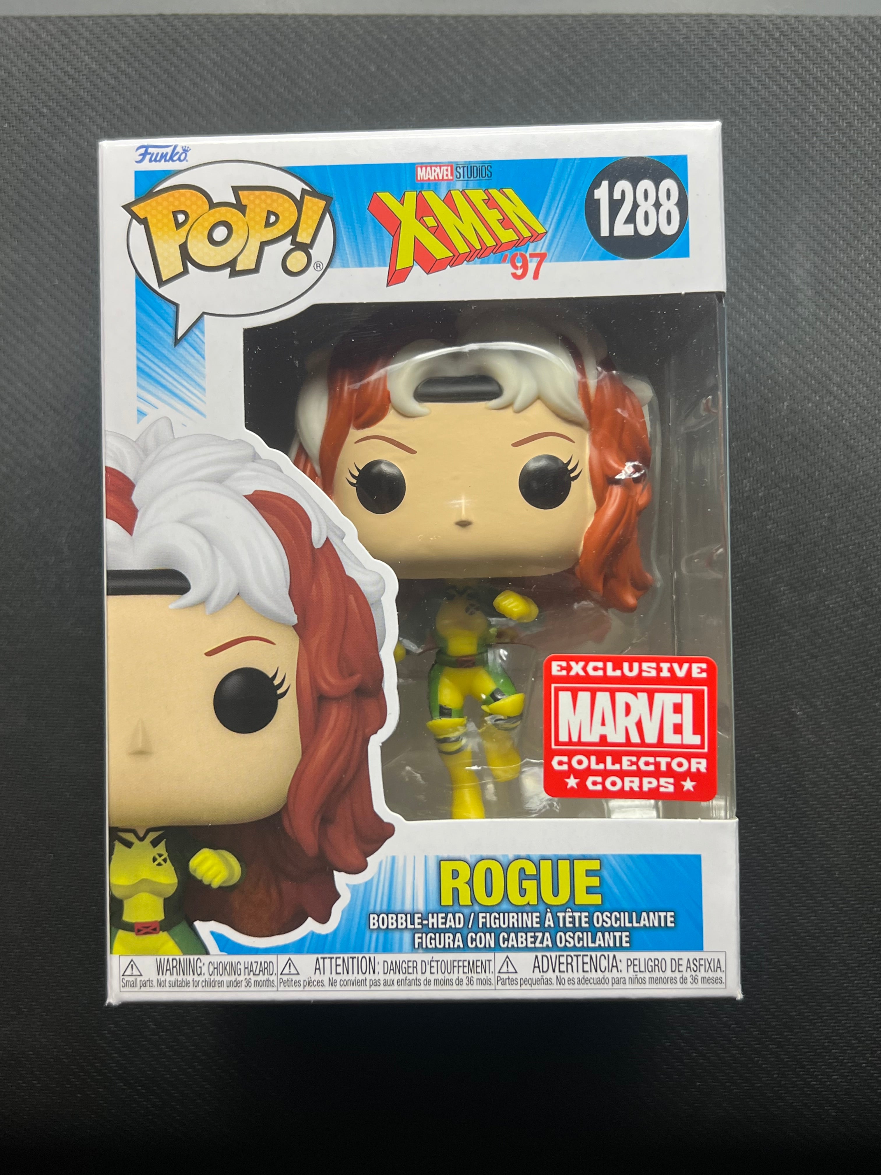 Funko Pop! X-Men '97 Rogue #1288 Vinyl Figure Marvel Collector Corps Exclusive