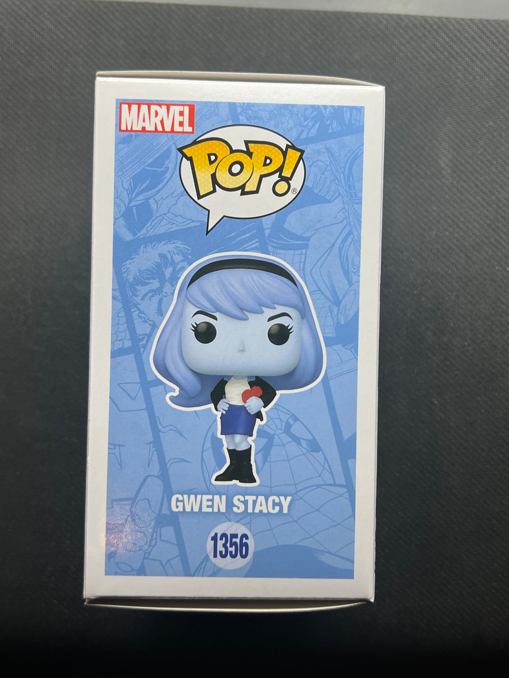 Funko Pop Marvel #1356 - Gwen Stacy Blue - Marvel Collector Corps Exclusive