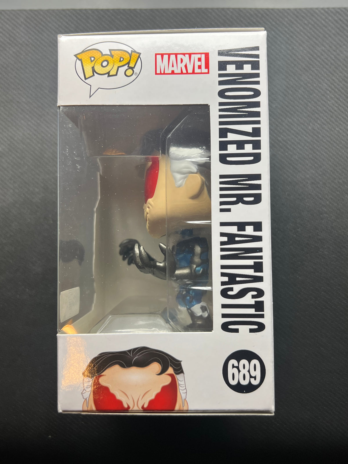 Funko Pop Marvel Venomized Mr Fantastic #689 Metallic GameStop Exclusive