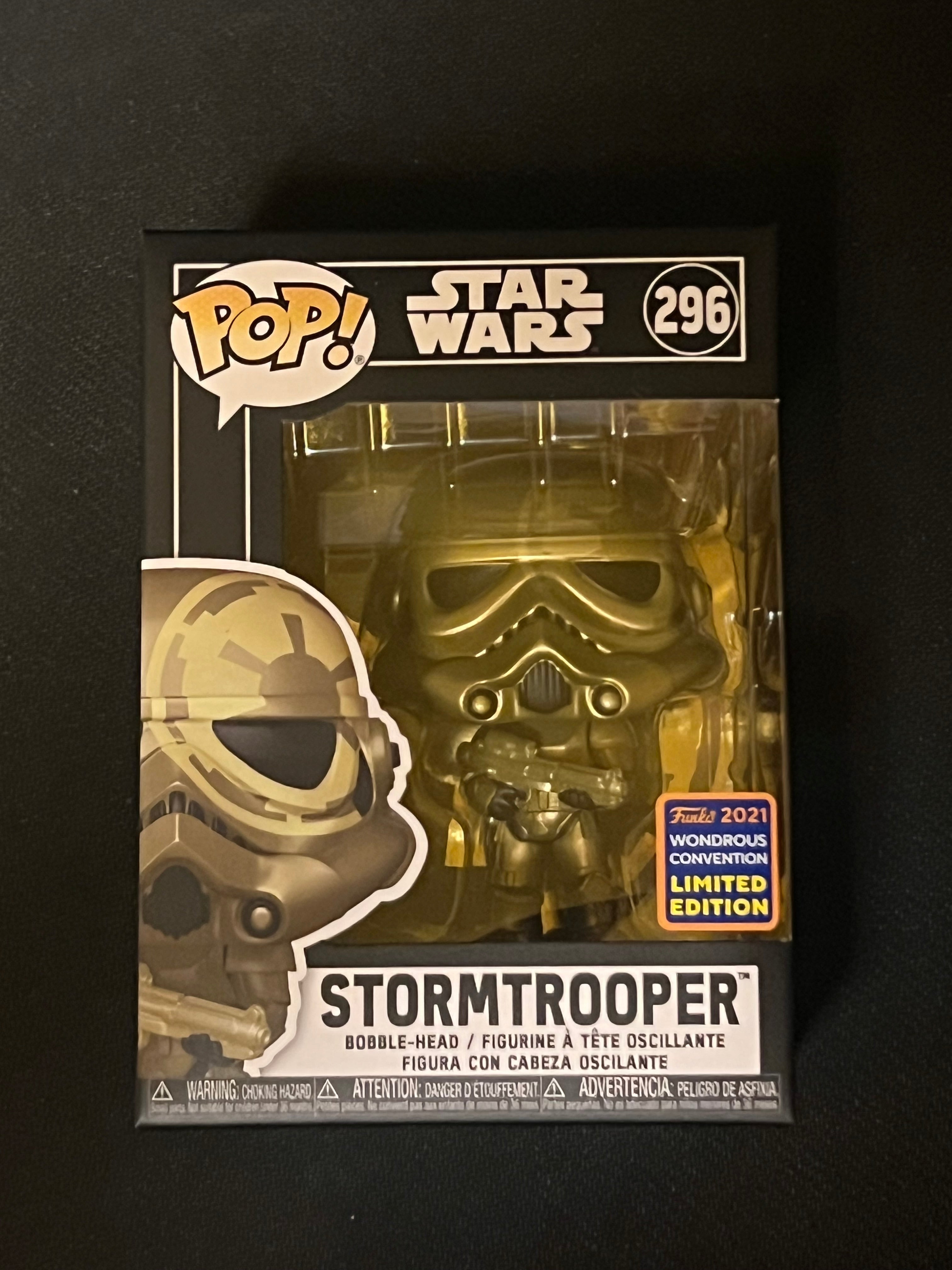 Funko POP! Star Wars STORMTROOPER #296 - Wondrous WonderCon Limited Edition New