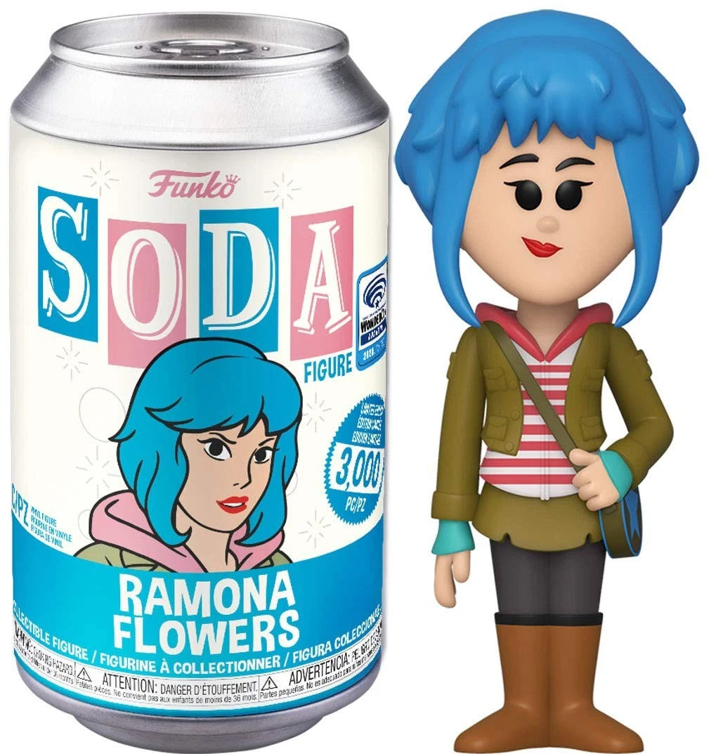 Funko Soda WonderCon Exclusive Scott Pilgrim Ramona Flowers Vinyl Figure LE 3000